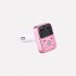Bluetooth compatible 5 0 Fm Car  Transmitter Wireless Audio Receiver Hands free Calling 2 1a Mp3 Player Dual Usb Fast Charger Rose gold