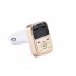 Bluetooth compatible 5 0 Fm Car  Transmitter Wireless Audio Receiver Hands free Calling 2 1a Mp3 Player Dual Usb Fast Charger pink