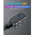 Bluetooth compatible  5 0  Receiver  Transmitter Adapter  2 In 1 Wireless For Car Music Audio AUX Headphone Receiver Handsfree Black J22