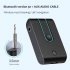 Bluetooth compatible  5 0  Receiver  J28 Aux Wireless Audio Adapter Converter  For Car Home Audio System Replacement Transmitter Black