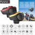 Bluetooth compatible 5 0 Motorcycle Cycling Helmet Headset 2000m 6 Riders Intercom Headphone Rechargeable blue