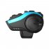 Bluetooth compatible 5 0 Motorcycle Cycling Helmet Headset 2000m 6 Riders Intercom Headphone Rechargeable red