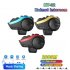 Bluetooth compatible 5 0 Motorcycle Cycling Helmet Headset 2000m 6 Riders Intercom Headphone Rechargeable gold