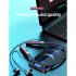 Bluetooth compatible 5 2 Wireless Earphones In ear Noise Reduction Headset Hanging Neck Ergonomic Sports Headphones black