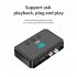 Bluetooth compatible Audio Receiver Nfc Wireless Speaker With 2 RCA 3 5mm Aux Smart Playback Audio Adapter black