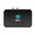 Bluetooth compatible Audio Receiver Nfc Wireless Speaker With 2 RCA 3 5mm Aux Smart Playback Audio Adapter black