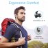 Bluetooth compatible Earphone Touch control Design Rechargeable Wireless Headphones Ear hook Type Running Sports Headset black