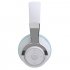 Bluetooth compatible Headset RGB Bass Stereo Retractable Folding Design Wireless Headset White