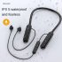 Bluetooth compatible Headset Dual Large capacity Battery Low latency Stereo Bass Gaming Sports Earphones  Black 