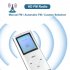 Bluetooth compatible Mp3 Player Portable Mp4 Music Playing Stereo Fm Radio External Student Mp3 Recorder blue