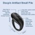 Bluetooth compatible Ring Tiktok Remote Control Fingertip Mobile Phone Selfie Photo Page Turner Flipping Video Controller black