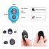 Bluetooth compatible  Selfie  Controller Wireless Remote Control Button Self timer Camera Stick Blue