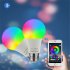 Bluetooth compatible Smart Light Bulb Voice Control E27 3000k 6500k Bulb Compatible With Alexa Google Assistant Smart Life App 5w Bluetooth compatible