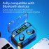 Bluetooth compatible Headphones Wireless Tws Headset Sports In ear Stereo Earbuds Waterproof Noise Cancelling Hd Microphone digital display