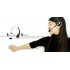 Bluetooth headset for mobile phone  computer or tablet PC with powerful mic for extra clear conversations