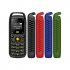 Bm25 Mini Mobile Phone Gsm Multilingual Lcd Screen Button Keypad Dual Sim Elderly Pocket Mobile Phone red