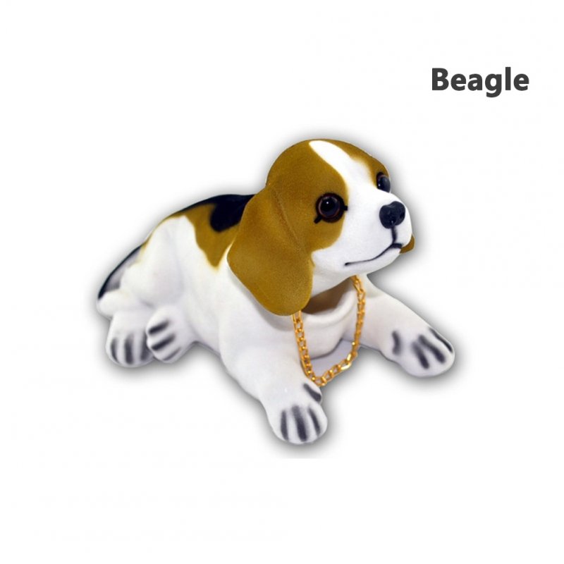 Bobble Head Dogs Bobbing Heads Car Dash Ornaments Puppy for Car Vehicle Beagle