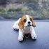 Bobble Head Dogs Bobbing Heads Car Dash Ornaments Puppy for Car Vehicle Beagle