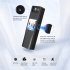 Body Camera 1080p HD Anti Shake Body Cam with Clip Magnetism Back Rotatable Lens Dvr Recorder Black