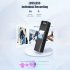 Body Camera 1080p HD Anti Shake Body Cam with Clip Magnetism Back Rotatable Lens Dvr Recorder Black