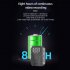 Body Camera 360  Rotatable Lens 1080P HD Anti Shake Body Cam With Back Clip 1800mAh Battery Night Vision For Travel Walking Delivery black