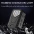 Body Camera 360  Rotatable Lens 1080P HD Anti Shake Body Cam With Back Clip 1800mAh Battery Night Vision For Travel Walking Delivery black