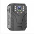 Body Camera 360  Rotatable Lens 1080P HD Anti Shake Body Cam With Back Clip 1800mAh Battery Night Vision For Travel Walking Delivery black