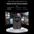 Body Camera 360  Rotatable Lens 1080P HD Anti Shake Body Cam With Back Clip 1800mAh Battery Night Vision For Travel Walking Delivery black