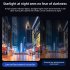 Body Camera 360  Rotatable Lens 1080P HD Anti Shake Body Cam With Back Clip 1800mAh Battery Night Vision For Travel Walking Delivery black