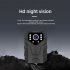 Body Camera 360  Rotatable Lens 1080P HD Anti Shake Body Cam With Back Clip 1800mAh Battery Night Vision For Travel Walking Delivery black