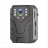 Body Camera 360  Rotatable Lens 1080P HD Anti Shake Body Cam With Back Clip 1800mAh Battery Night Vision For Travel Walking Delivery black