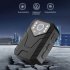 Body Camera 360  Rotatable Lens 1080P HD Anti Shake Body Cam With Back Clip 1800mAh Battery Night Vision For Travel Walking Delivery black