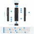 Body Camera  Rotatable Lens  1080P HD Body Cam  With Back Clip  1100MAH Battery  Mini Motion Detection Camera  Pocket Video Recorder  For Travel Walking Deliver
