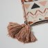 Boho Throw Blanket With Tassel Lightweight Breathable Super Soft Decorative Throw Blanket For Home Decor red 130 x 160CM