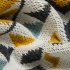 Boho Throw Blanket With Tassel Lightweight Breathable Super Soft Decorative Throw Blanket For Home Decor red 130 x 160CM