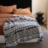 Boho Throw Blanket With Tassel Lightweight Breathable Super Soft Decorative Throw Blanket For Home Decor yellow 130 x 160CM