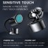 Bone Conduction Earphone Low Latency Noise Canceling Waterproof Sweat proof Wireless Bluetooth compatible Headset black