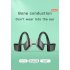 Bone Conduction Earphone TWS Wireless Bluetooth 5 0 Not In Ear Earbuds Sport Waterproof Headphone dark grey