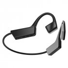 Bone Conduction Earphone TWS Wireless Bluetooth 5.0 Not In-Ear Earbuds Sport Waterproof Headphone dark grey