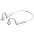 Bone Conduction Headphones Wireless Bluetooth Noise Reduction Headset Open Ear Waterproof Sports Earphones White