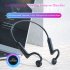 Bone Conduction Headphones Wireless Bluetooth Noise Reduction Headset Open Ear Waterproof Sports Earphones White