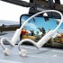 Bone Conduction Headphones Wireless Bluetooth Noise Reduction Headset Open Ear Waterproof Sports Earphones black