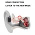 Bone Conduction Headphones Sports Wireless Earphones With Built in Mic Sweat Resistant Headset Waterproof Sport Wireless Headphones For Running Cycling Workouts