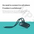 Bone Conduction Headset Wireless Bluetooth compatible 5 1 Sports Headphones With Built in Memory Card K6 White