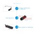 Bone Conduction Wireless Earphones   FHD Camera will capture the world around you while providing clear audio without blocking out the world