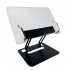 Book Stand For Reading Height Adjustable Book Holder Hands Free Folding Reading Stand Aluminium Alloy Base For Displaying Cookbook Sheet Music Laptop gold  acry