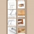 Book Stand For Reading Height Adjustable Book Holder Hands Free Folding Reading Stand Aluminium Alloy Base For Displaying Cookbook Sheet Music Laptop Silver  wo