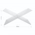 Book Stand Reading Stand Small Clear Acrylic Book Holder X Shaped Non Slip Elevating Book Shelf Clear Book Display Easel Holder For Textbook Recipe Book