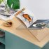Book Stand Reading Stand Small Clear Acrylic Book Holder X Shaped Non Slip Elevating Book Shelf Clear Book Display Easel Holder For Textbook Recipe Book