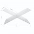 Book Stand Reading Stand Small Clear Acrylic Book Holder X Shaped Non Slip Elevating Book Shelf Clear Book Display Easel Holder For Textbook Recipe Book